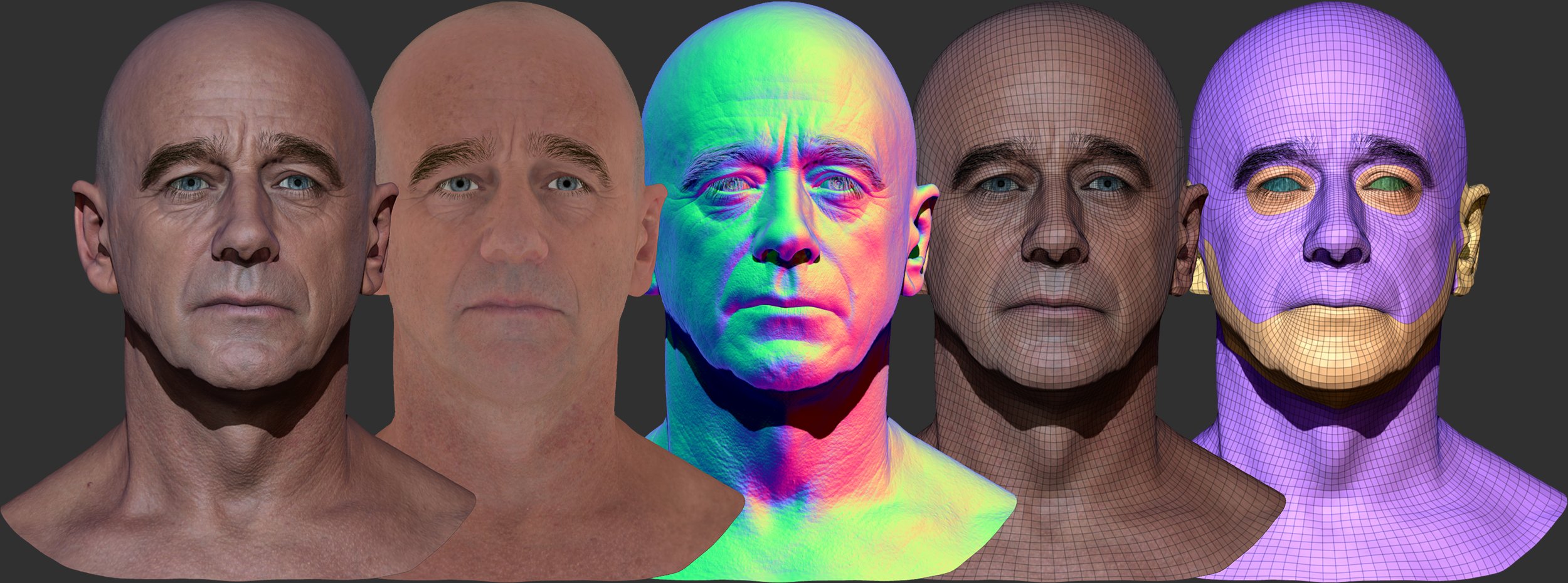 Download Male 3D Head Scan
