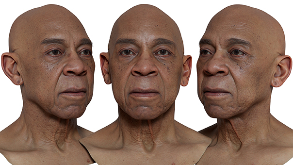 Download 3d male head scan 