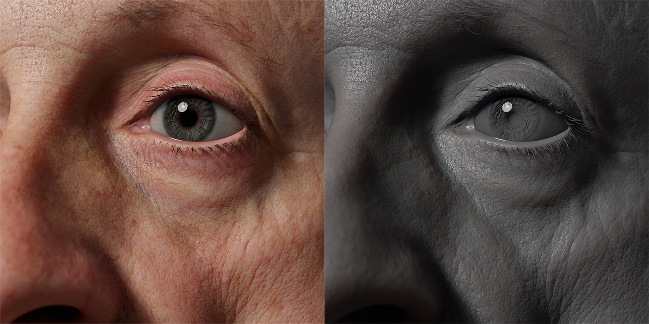 HD Male 3D Head Model 20