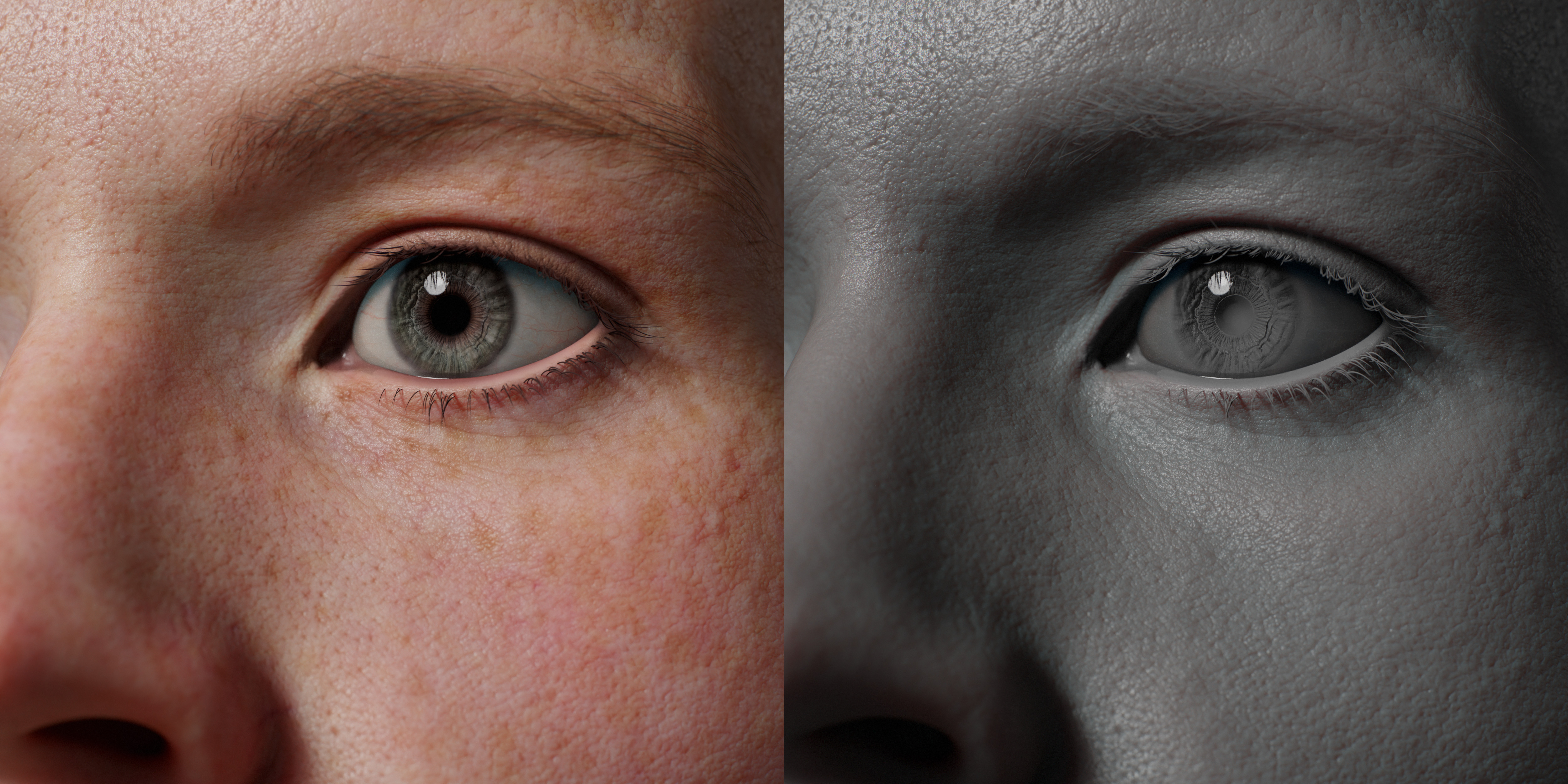 HD Male 3D Head Model 21