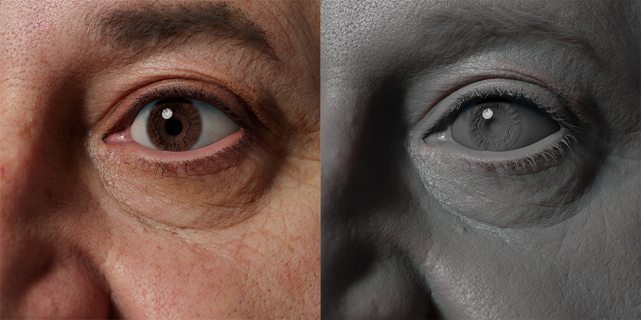 HD Male 3D Head Model 29