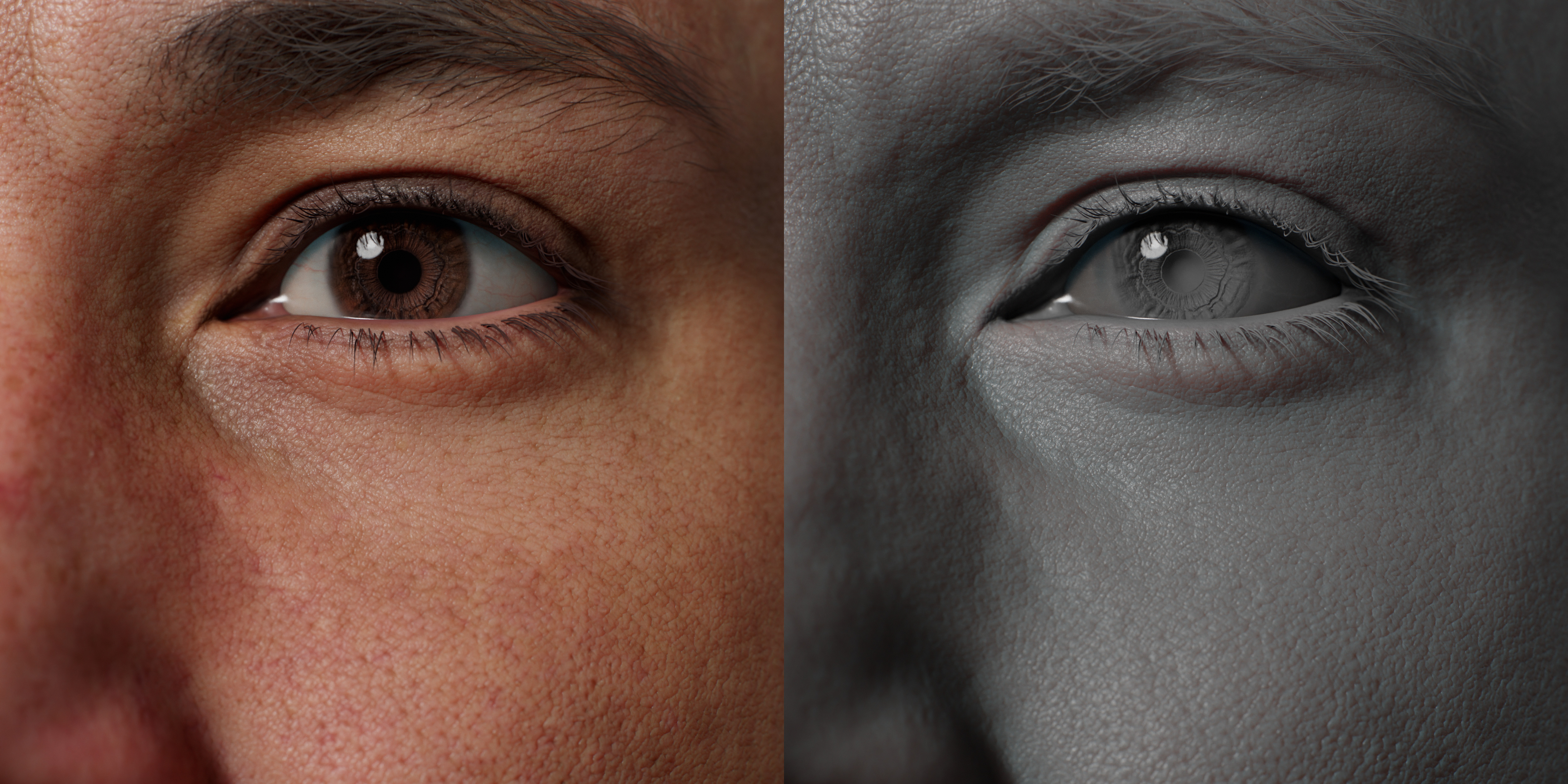 HD Male 3D Head Model 38