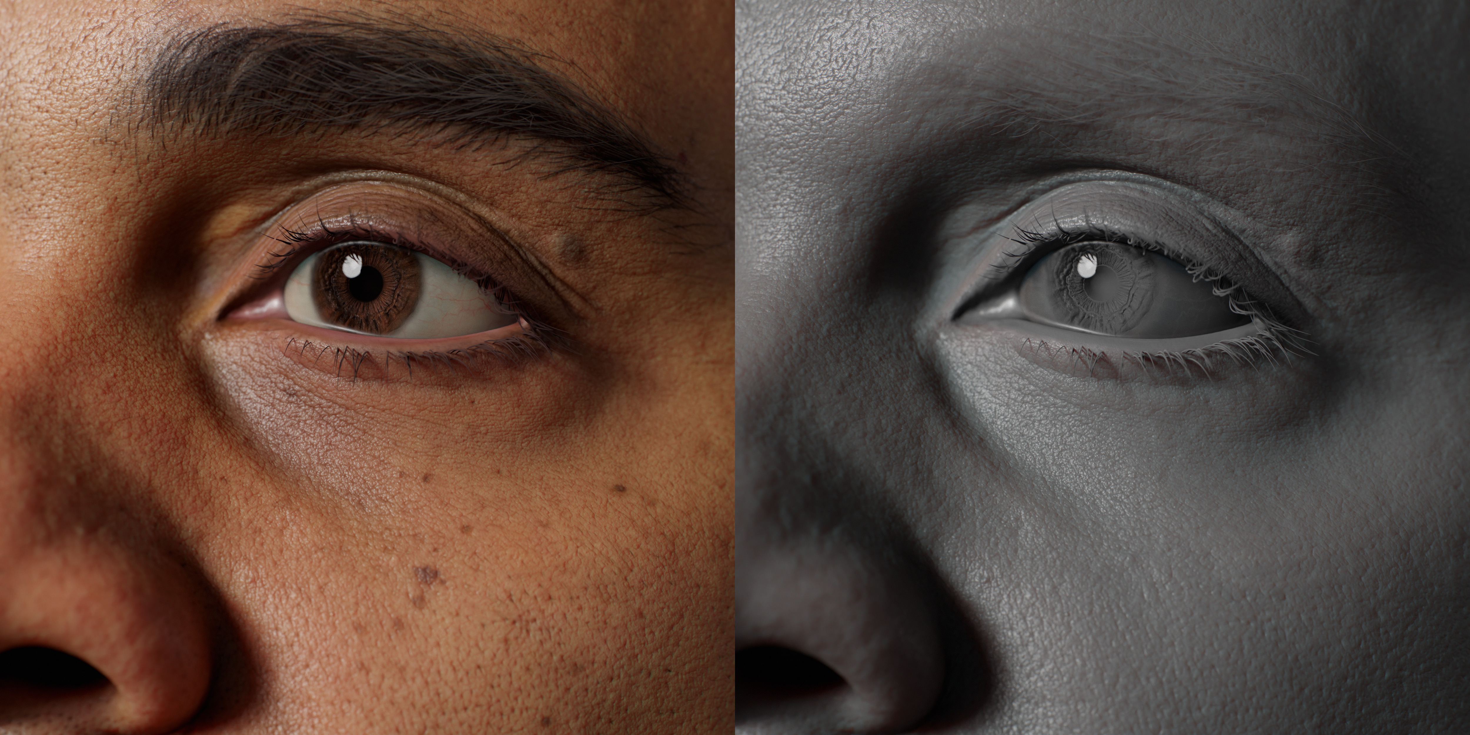 HD Male 3D Head Model 44