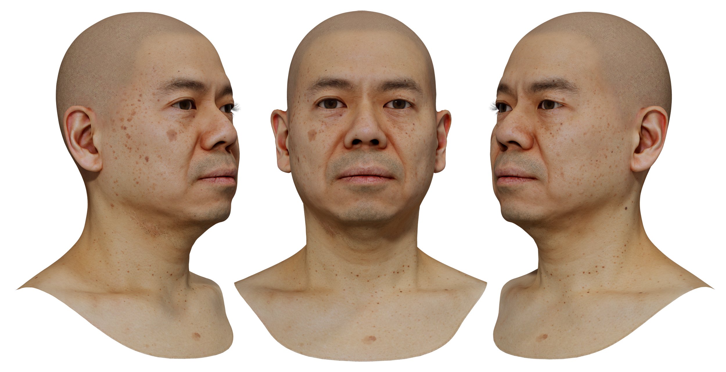 Download Male 3D Head model