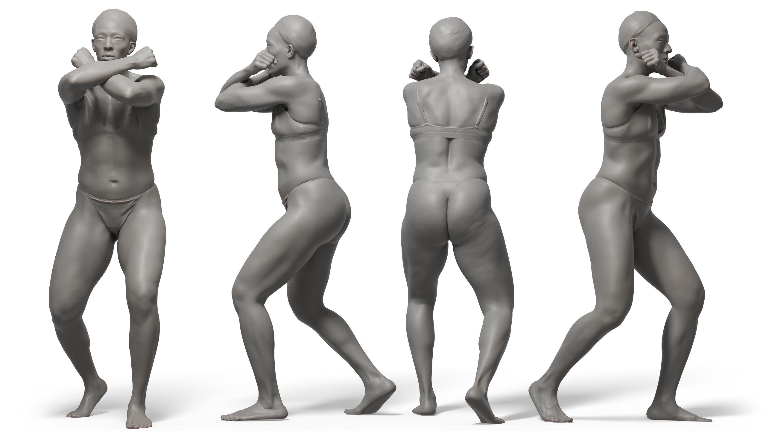 Female 07 Anatomy Reference Pose Pack