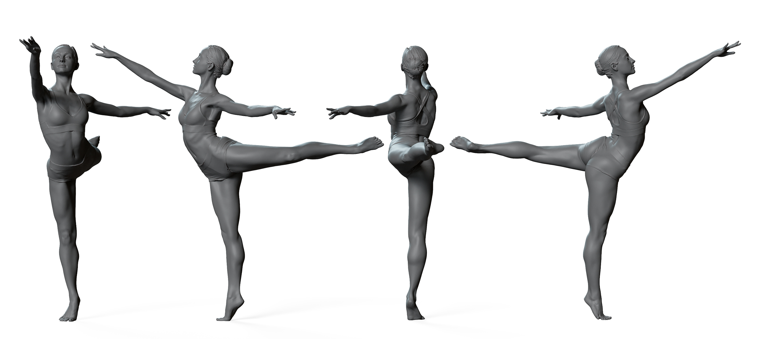 Ballet Dancer Pose 01