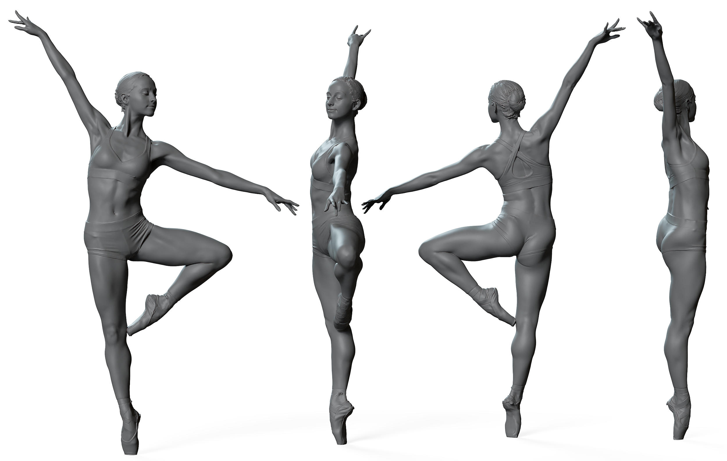 Ballet Dancer in Studio Woman Dance Pose Graphic by subujayd · Creative  Fabrica