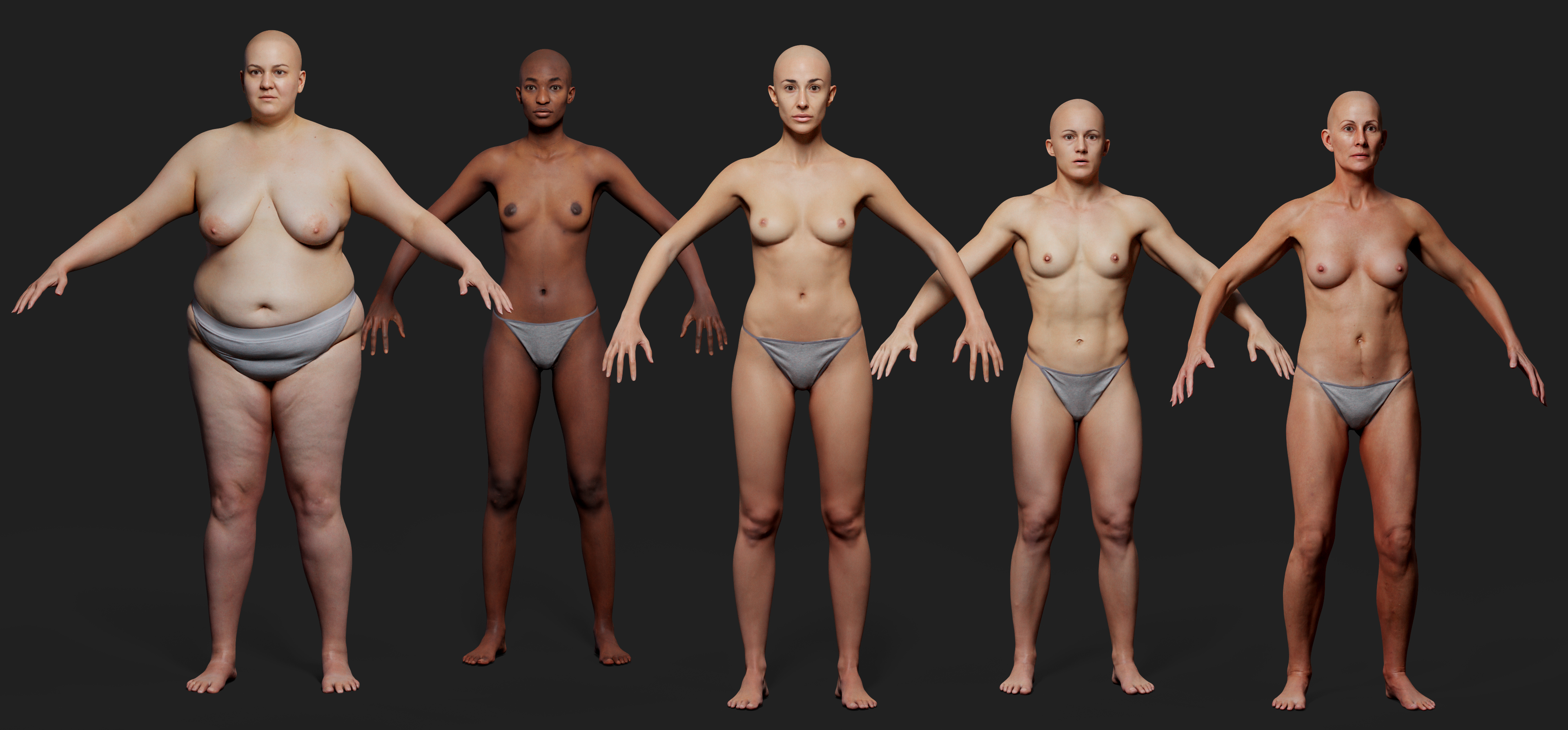 Download 3d female body models