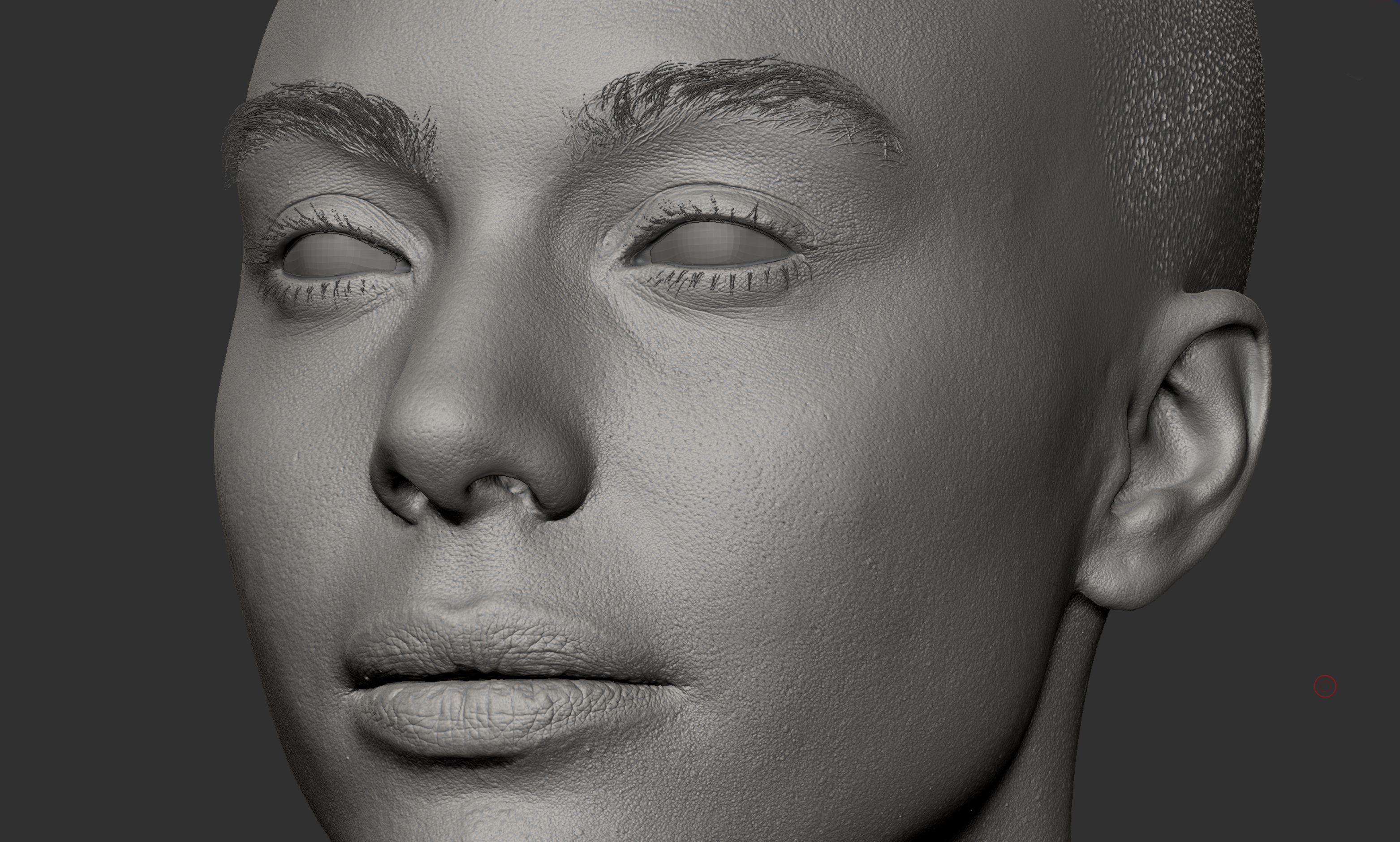 Skin Bitmap Animation Ready Body Scan / Female 08