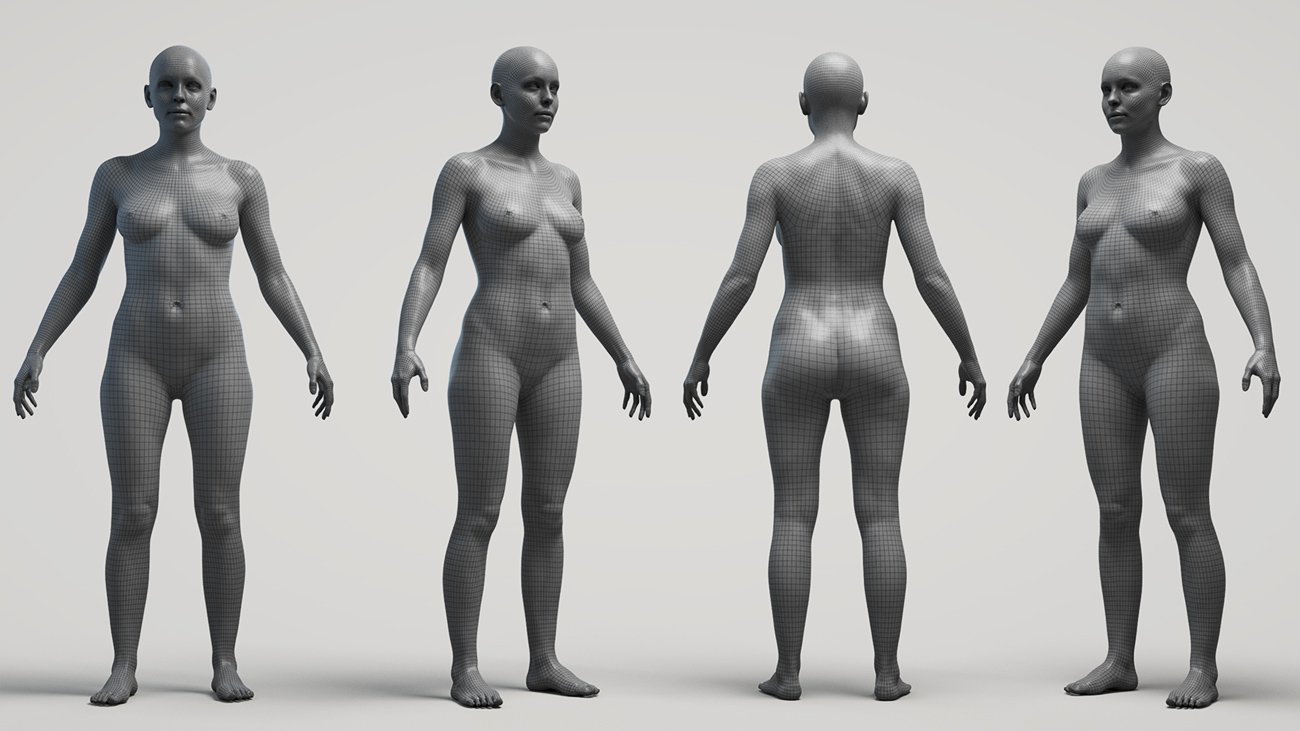 Male And Female Base Mesh Launched