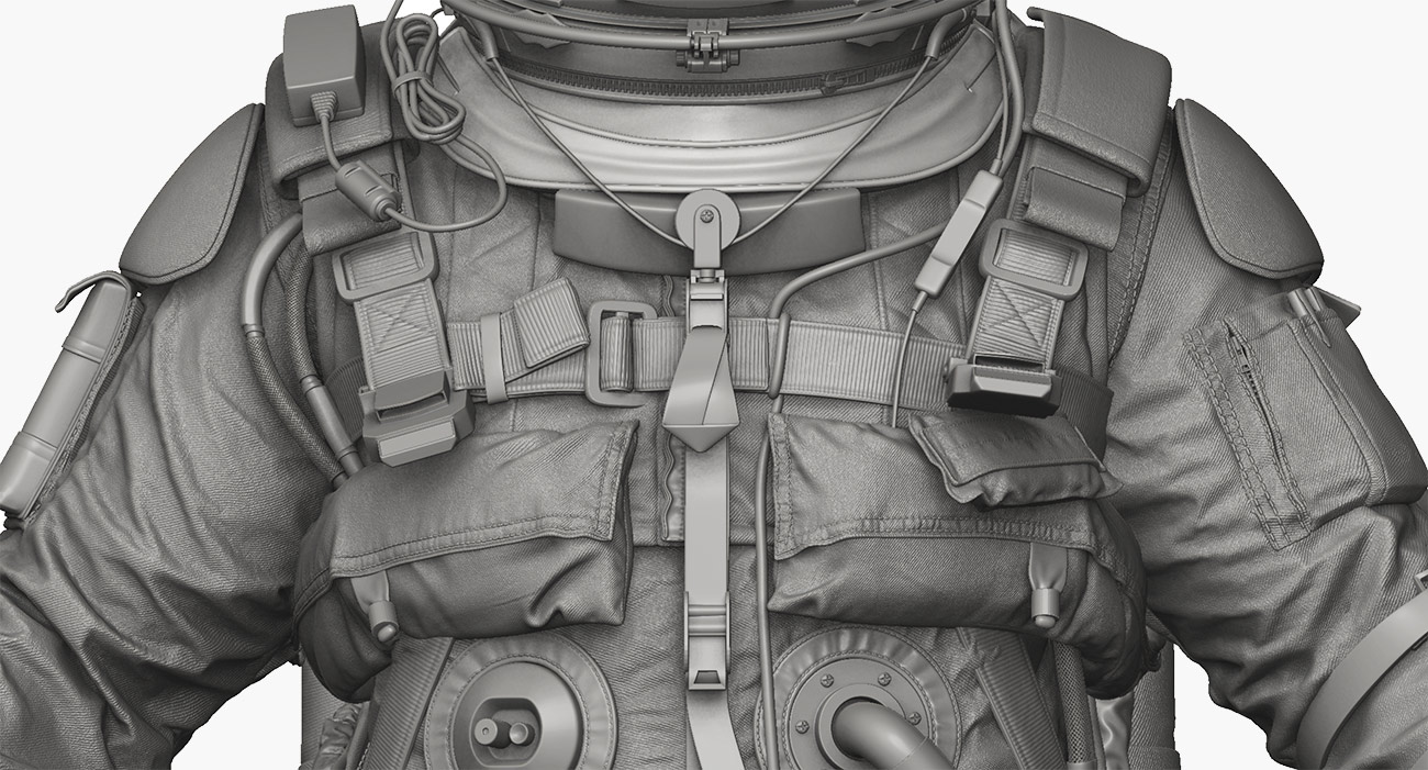 Download Zbrush Escape suit 3d model Space Suit