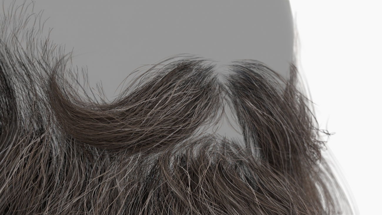 Download realtime hair models for games and vfx project