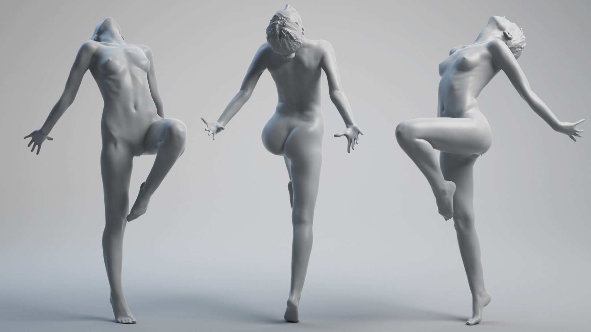 Female 3D body Model 