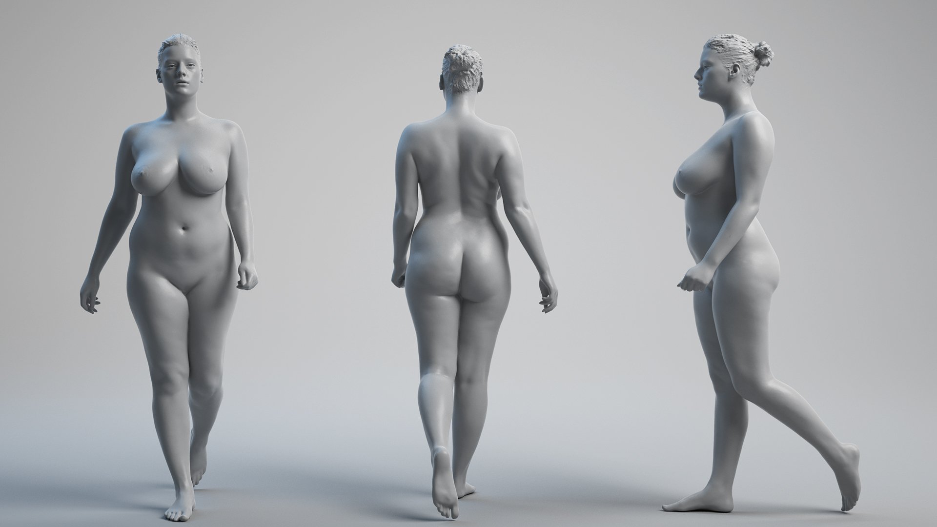 3D Scan model Female Body